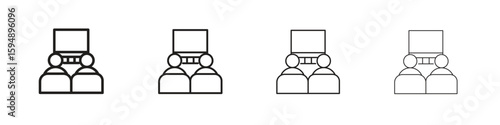 Home cinema icon symbols collection. Vector EPS 10