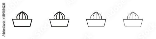 Hand Juicer icon symbols collection. Vector EPS 10