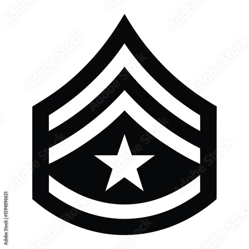 Us marine corps e7 rank insignia sergeant major chevron