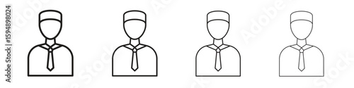 Concierge icon symbols collection. Vector EPS 10