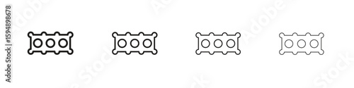 Car gasket icon symbols collection. Vector EPS 10