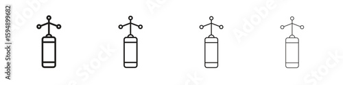 Anemometer icon symbols collection. Vector EPS 10