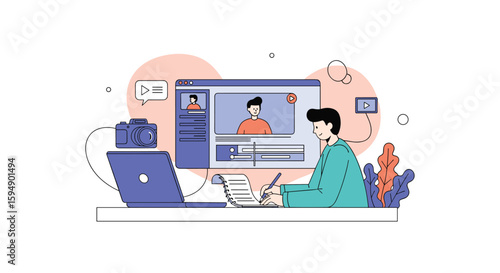 Creating engaging online content from script to screen for digital creators