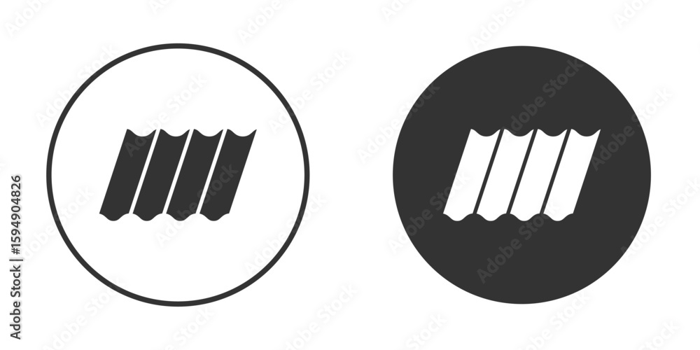 Obraz premium Roof tile icon vector solid icon style illustration. EPS 10 file
