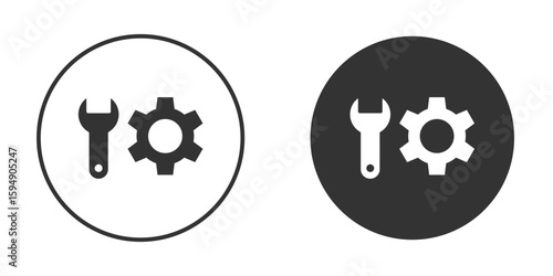 Productivity tools icon vector solid icon style illustration. EPS 10 file