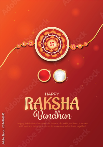 Happy Raksha Bandhan indian festival template background design. creative vector illustration. 