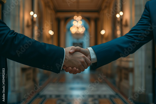 Handshake of Business Partners