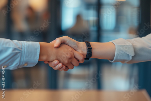 Handshake in a Professional Setting
