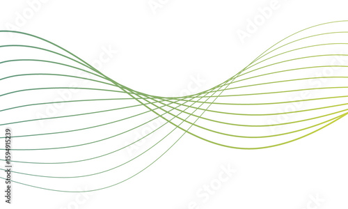 Abstract wave vector background with flowing lines and gradient color design