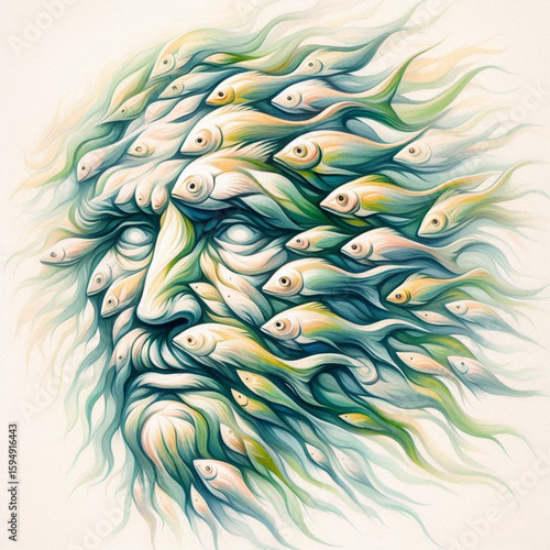 Fish or Old Man's Face