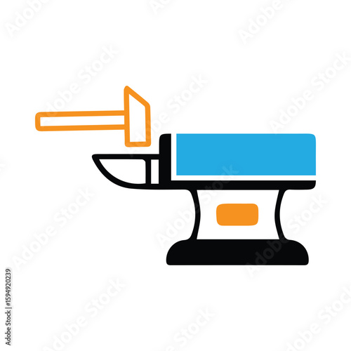 Creative anvil icon