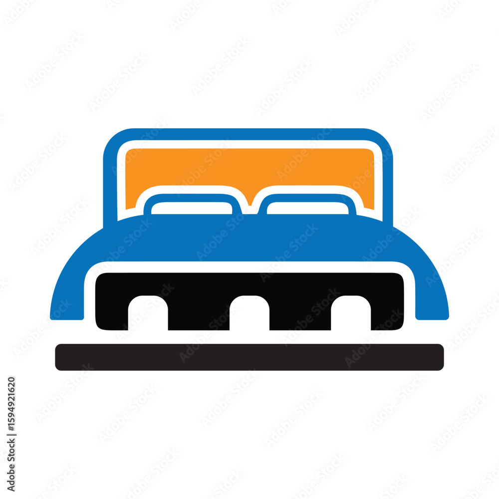 furniture, bed, luxurious, Modern bed icon furniture, bed, luxurious, Modern bed icon