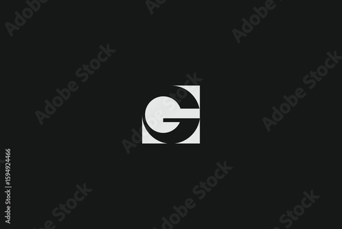 letter G logo design, Minimalist G initial based vector icon