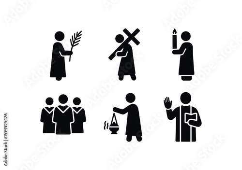 Religious symbols of faith and worship