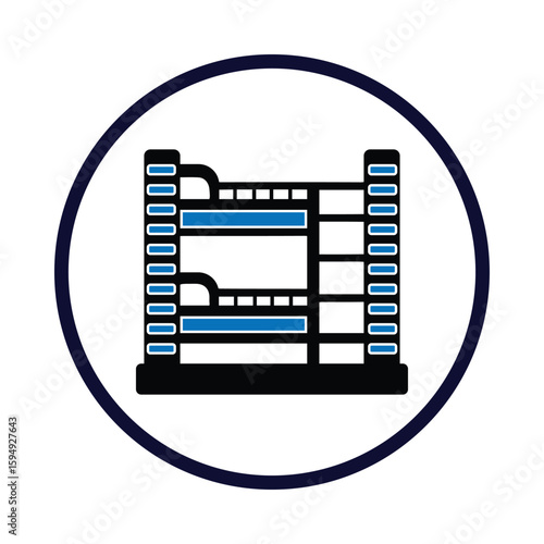 Bed, Bunk, dual bed, bunk bed icon