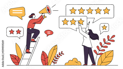 Improve customer feedback ratings and online reputation management strategy for business success