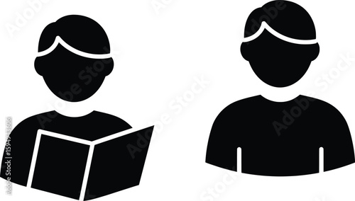 Engaging Vector Illustration of Friends Reading Together in a Cozy Environment