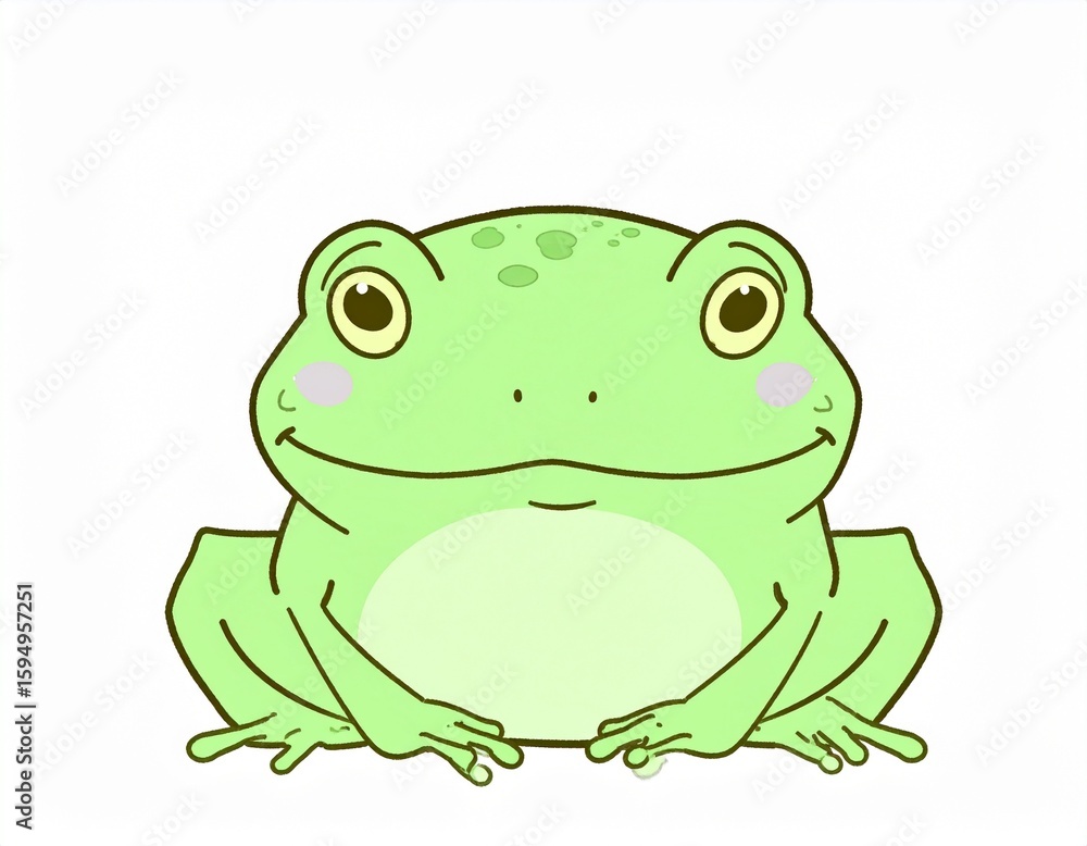 Obraz premium カエル イラスト