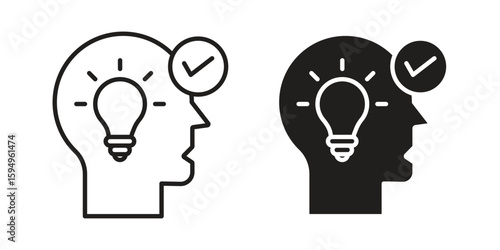Understand icon symbol shape. vector symbols.