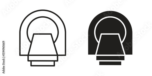 Tomography icon symbol shape. vector symbols.
