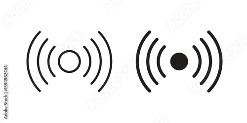 Sensor icon symbol shape. vector symbols.