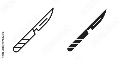 Scalpel icon symbol shape. vector symbols.