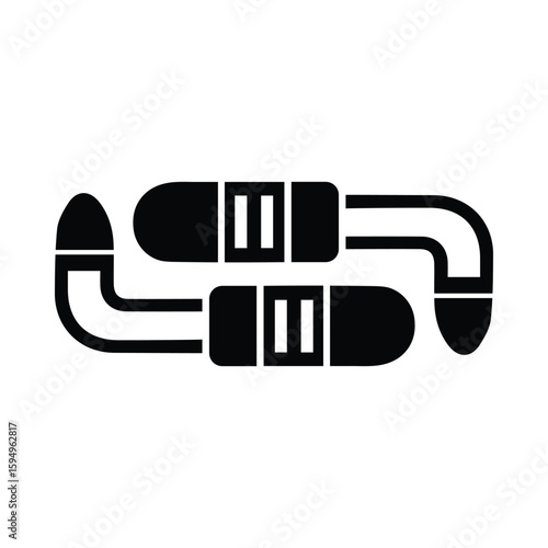 Equipment, work tool, crowbar icon