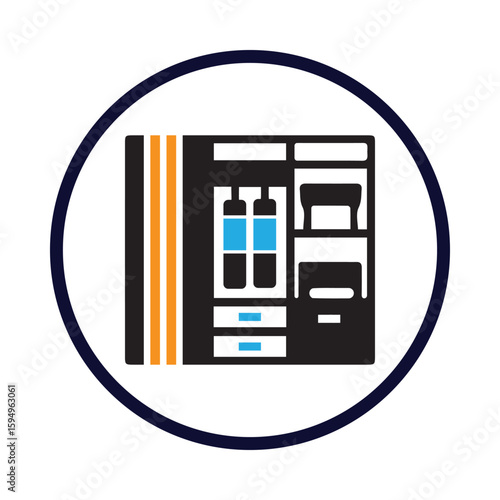 Furniture, Cupboard icon