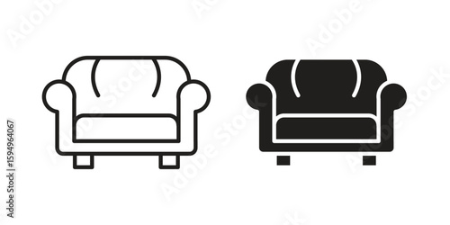 Lounge icon symbol shape. vector symbols.