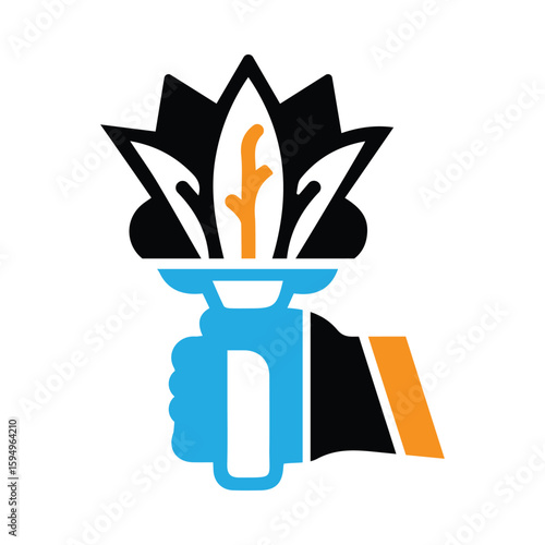 Cleaner, brush, duster icon
