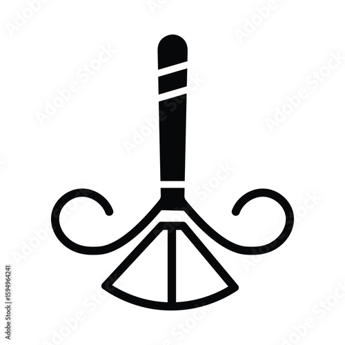 Cleaner, brush, duster icon