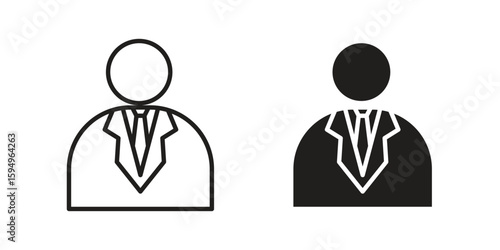 Lawyer icon symbol shape. vector symbols.