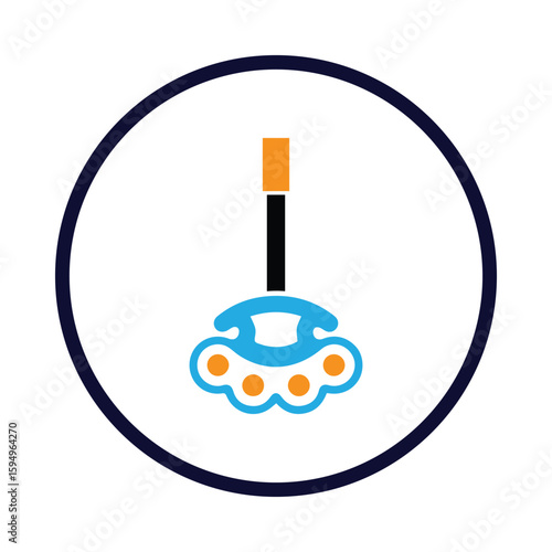 Cleaner, brush, duster icon