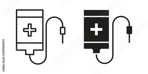 Intravenous icon symbol shape. vector symbols.
