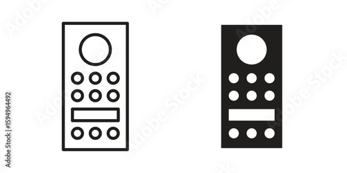 Intercom icon symbol shape. vector symbols.