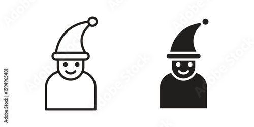 Elf icon symbol shape. vector symbols.