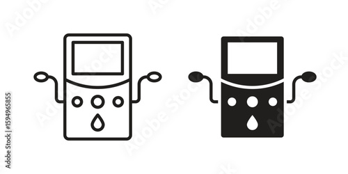 Dialysis icon symbol shape. vector symbols.