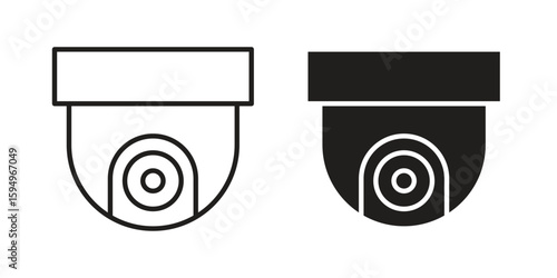 CCTV icon symbol shape. vector symbols.