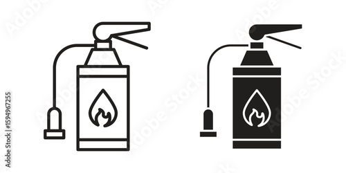 Blowtorch icon symbol shape. vector symbols.