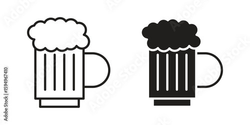 Beer icon symbol shape. vector symbols.