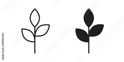 Basil icon symbol shape. vector symbols.