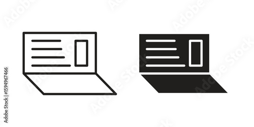 Bankbook icon symbol shape. vector symbols.
