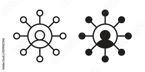 Affiliate link icon symbol shape. vector symbols.