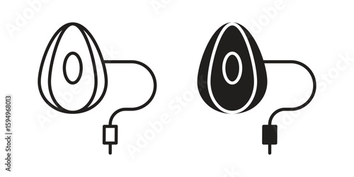 Anesthesia icon symbol shape. vector symbols.