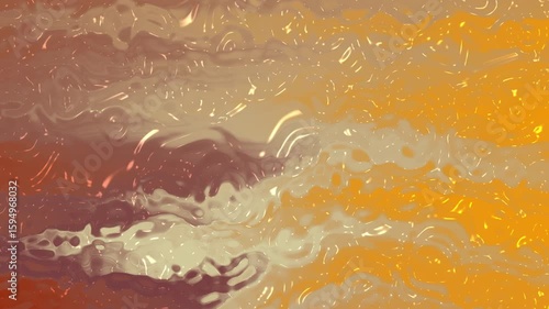 Textura Fluida Amarilla y Marrón