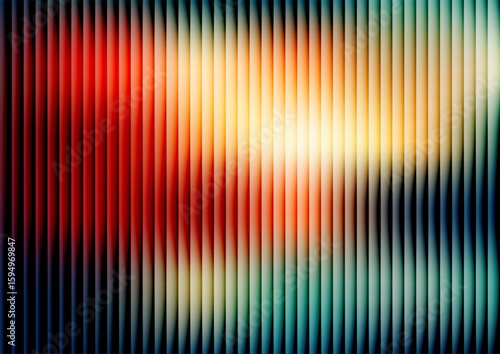 Abstract fluted glass effect background design 