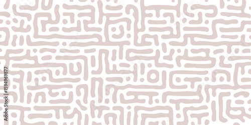 Banner with a hand drawn turin style pattern design 