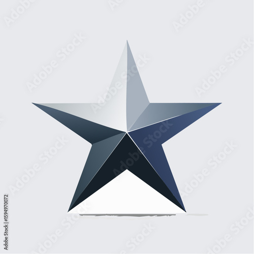 Shining Star: A solitary star, gleaming with radiant brilliance, stands as a symbol of achievement, excellence, and inspiration.