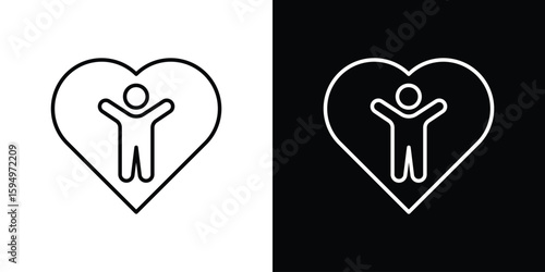 Wellness icon Editable stroke vector pack, suitable for web designs.