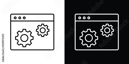 Software icon Editable stroke vector pack, suitable for web designs.